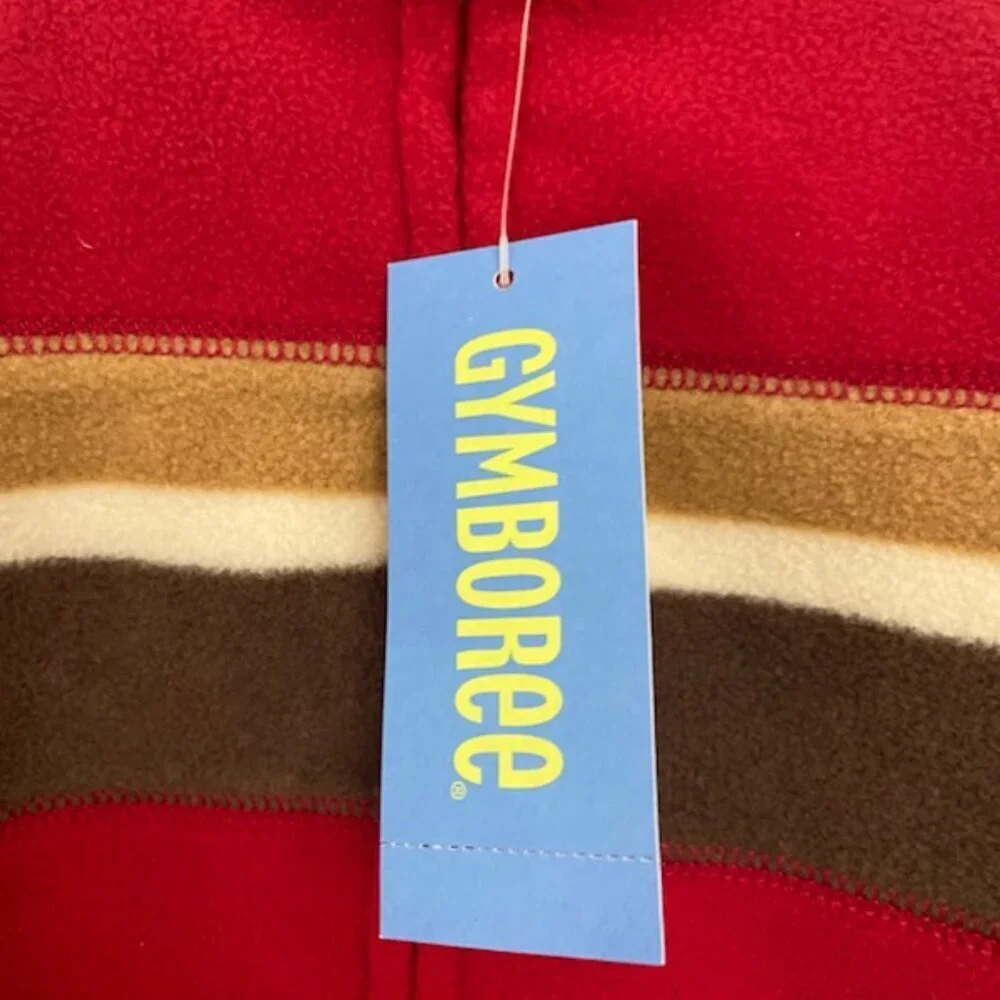 Gymboree‎ Boys Fleece Jacket Size S (5-6) Full Zip Fall Autumn Cozy Layer